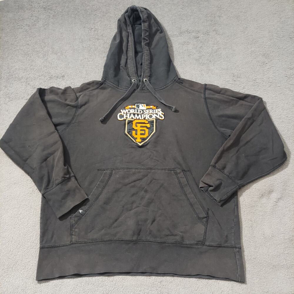 San Francisco Giants Hoodie Large World Series Champions Embroidered Sweatshirt - Picture 1 of 10